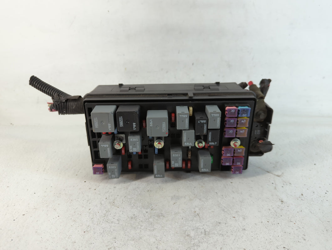 2009-2012 Chevrolet Malibu Fusebox Fuse Box Panel Relay Module P/N:20822695 01 Fits Fits 2009 2010 2011 2012 OEM Used Auto Parts