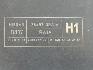 2013-2019 Nissan Sentra Fusebox Fuse Box Panel Relay Module P/N:284B7 3RA1A Fits Fits 2013 2014 2015 2016 2017 2018 2019 OEM Used Auto Parts