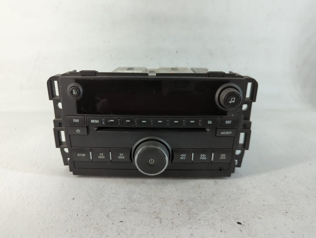 2009-2011 Gmc Acadia Radio AM FM Cd Player Receiver Replacement P/N:20935118 Fits Fits 2009 2010 2011 OEM Used Auto Parts