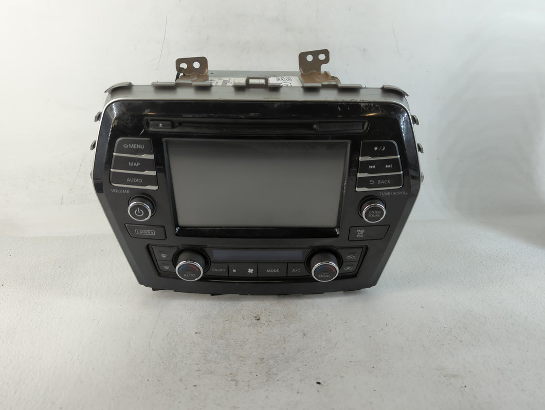 2016 Nissan Maxima Radio AM FM Cd Player Receiver Replacement P/N:27760 4RA1A 25915 4RA1B Fits OEM Used Auto Parts