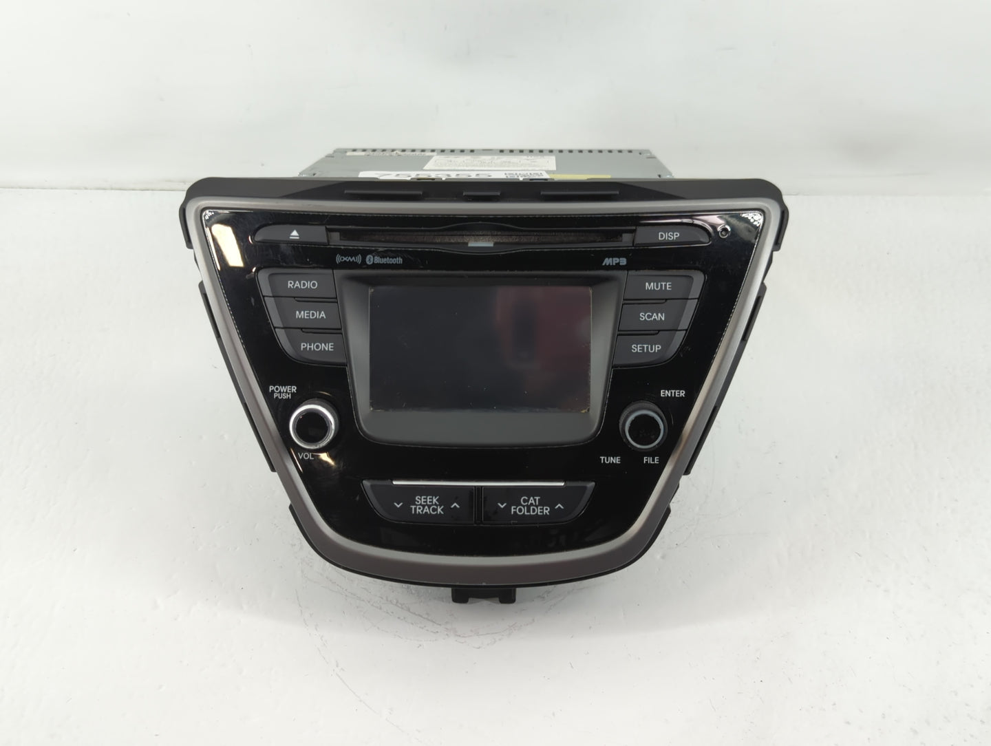 2014-2016 Hyundai Elantra Radio AM FM Cd Player Receiver Replacement P/N:96180-3X165GU Fits Fits 2014 2015 2016 OEM Used Auto Parts - Oemusedautoparts1.com