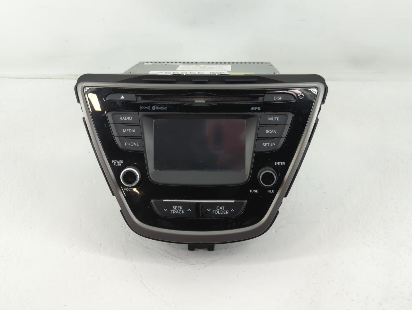 2014-2016 Hyundai Elantra Radio AM FM Cd Player Receiver Replacement P/N:96180-3X165GU Fits Fits 2014 2015 2016 OEM Used Auto Parts - Oemusedautoparts1.com