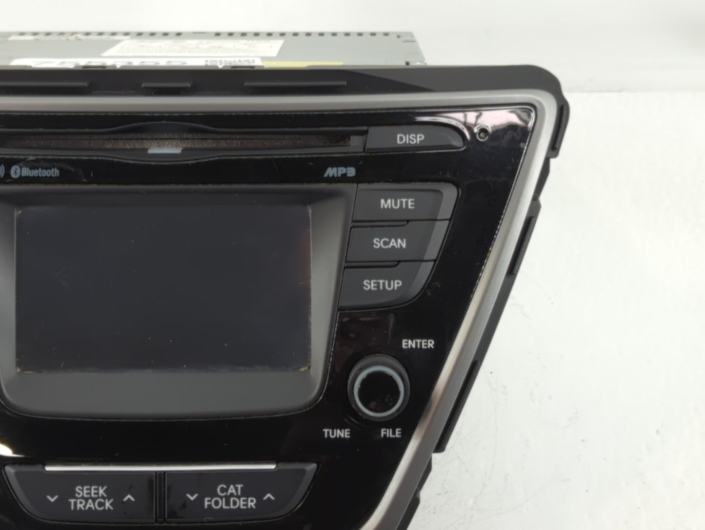 2014-2016 Hyundai Elantra Radio AM FM Cd Player Receiver Replacement P/N:96180-3X165GU Fits Fits 2014 2015 2016 OEM Used Auto Parts - Oemusedautoparts1.com