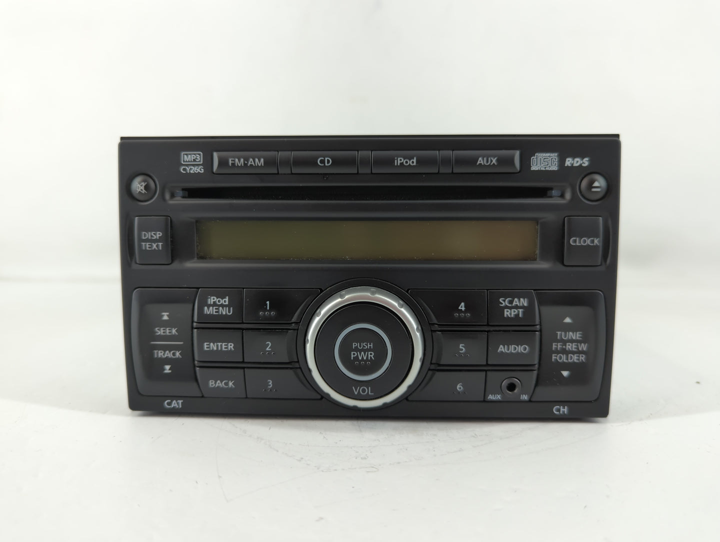 2011-2015 Nissan Rogue Radio AM FM Cd Player Receiver Replacement P/N:28185 1VK1A Fits Fits 2011 2012 2013 2014 2015 OEM Used Auto Parts - Oemusedautoparts1.com