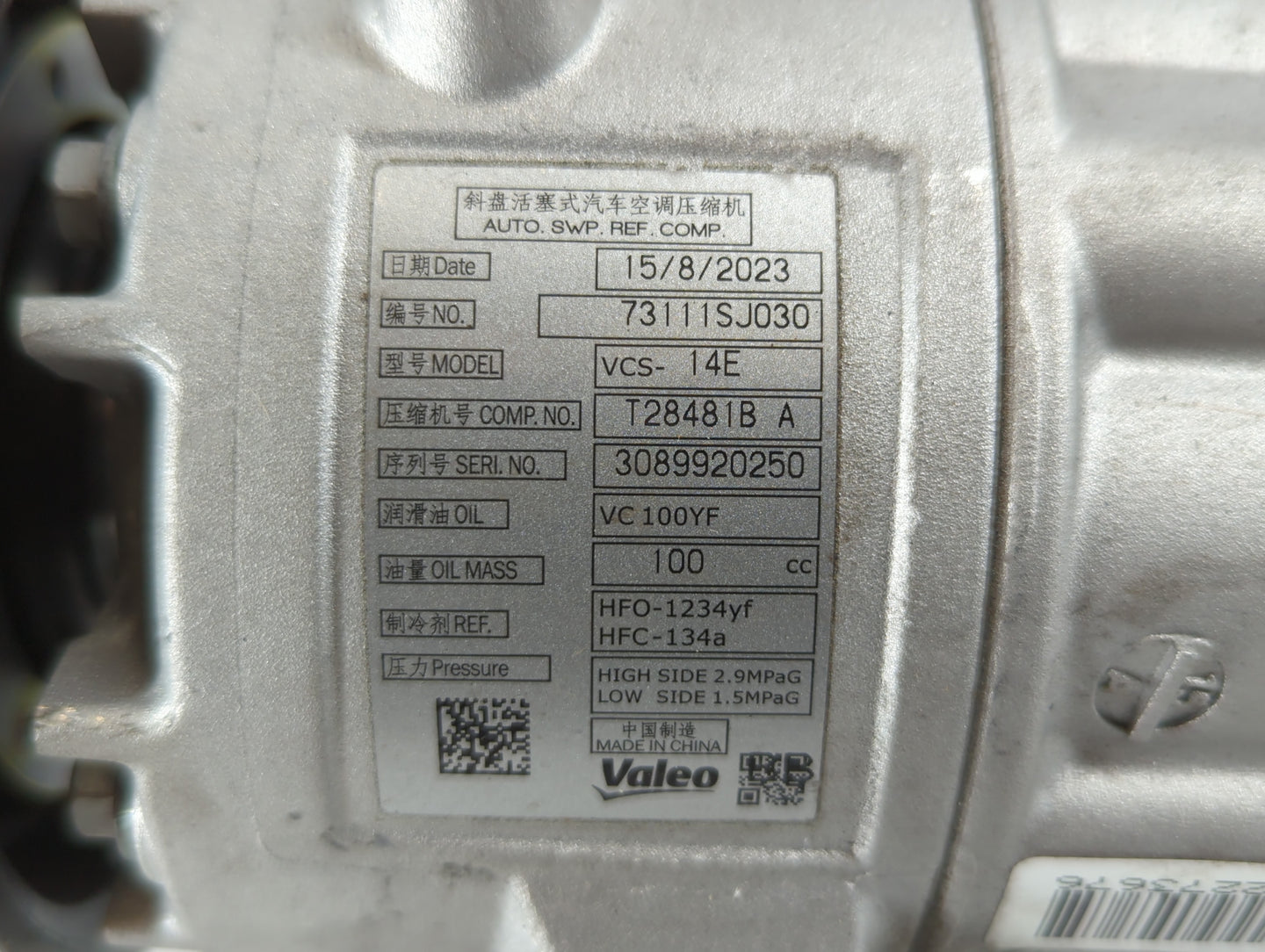2021 Subaru Forester Air Conditioning A/c Ac Compressor Oem - Oemusedautoparts1.com