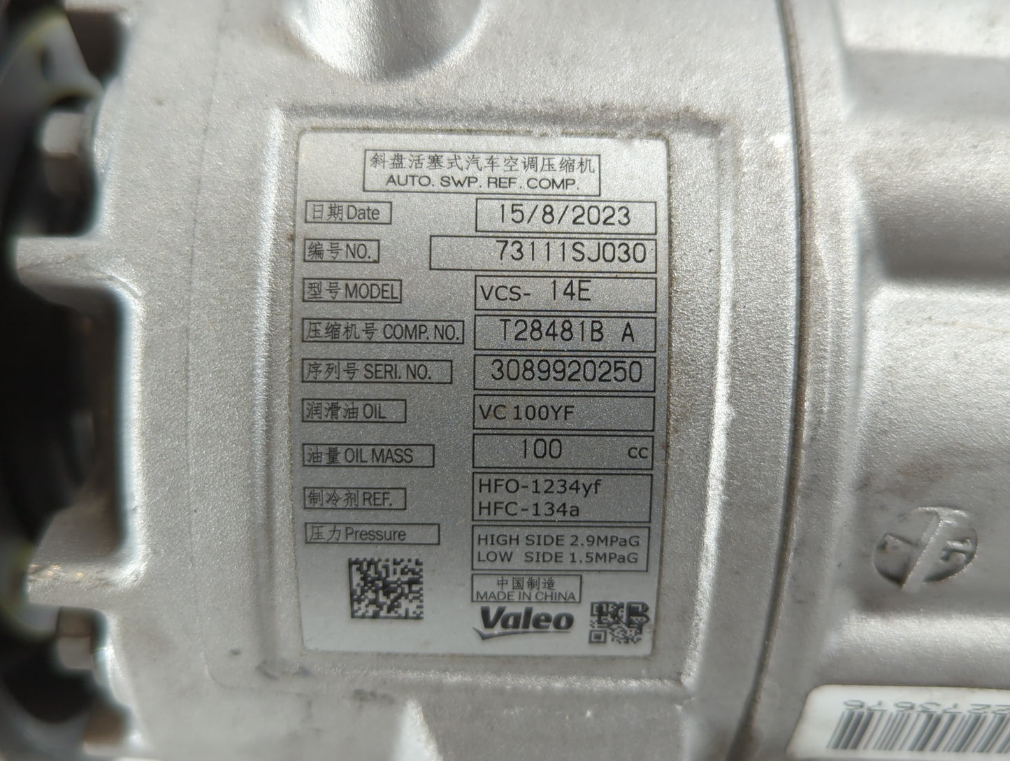 2021 Subaru Forester Air Conditioning A/c Ac Compressor Oem - Oemusedautoparts1.com