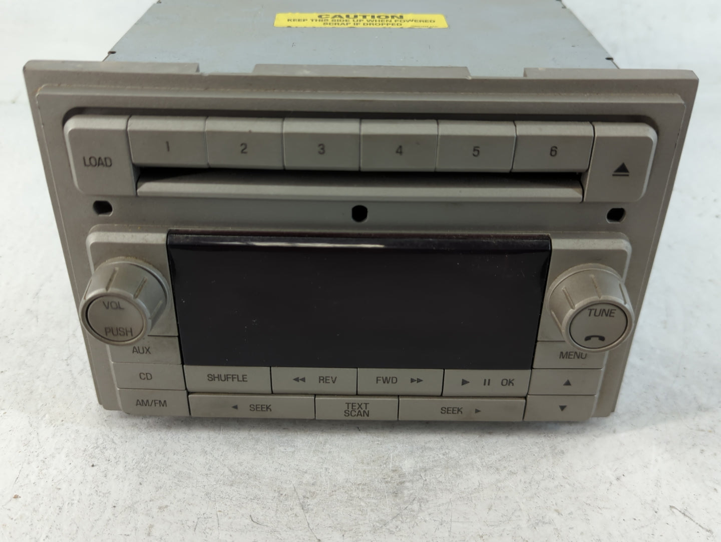 2009 Lincoln Navigator Radio AM FM Cd Player Receiver Replacement P/N:DEH-MG2187ZF Fits OEM Used Auto Parts - Oemusedautoparts1.com