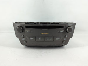 2006-2009 Lexus Is350 Radio AM FM Cd Player Receiver Replacement P/N:86120-53430-2 Fits Fits 2006 2007 2008 2009 OEM Used Auto Parts