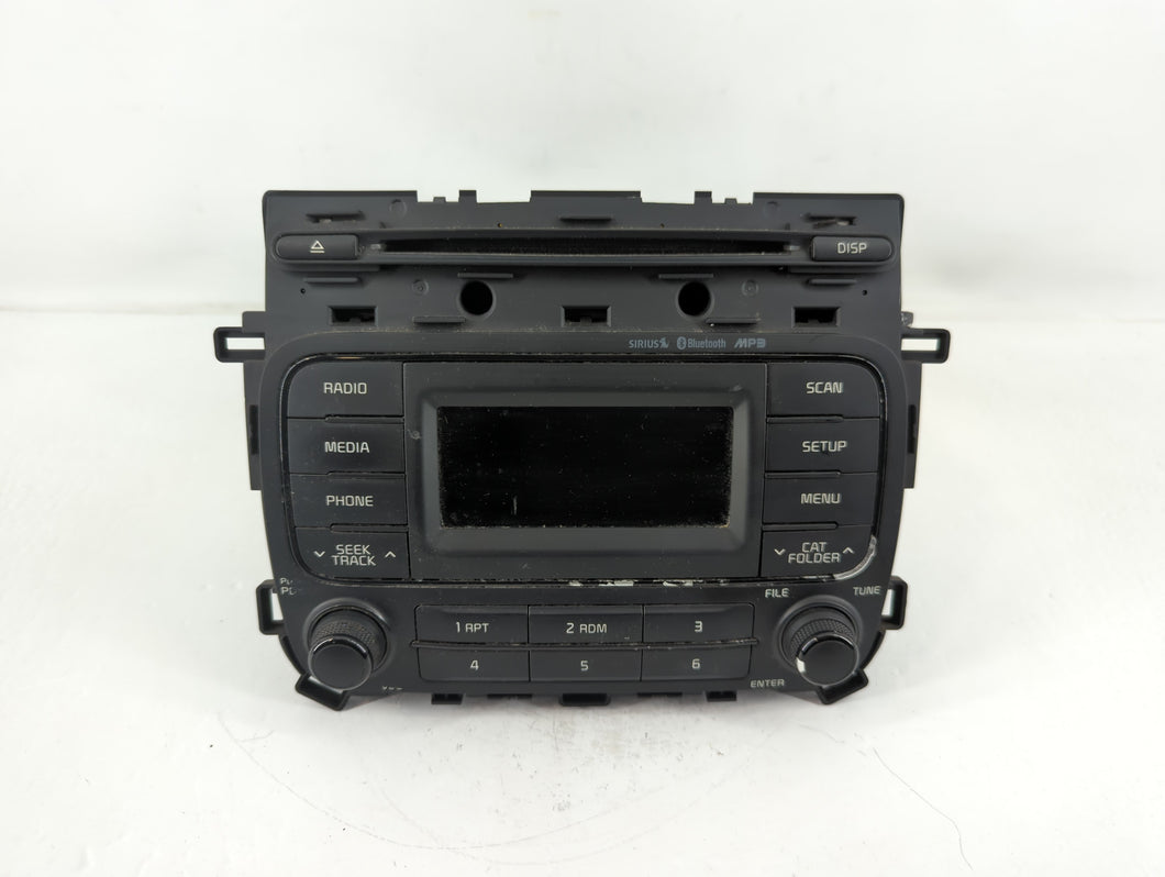 2015-2016 Kia Forte Radio AM FM Cd Player Receiver Replacement P/N:96170-A7171WK Fits Fits 2015 2016 OEM Used Auto Parts