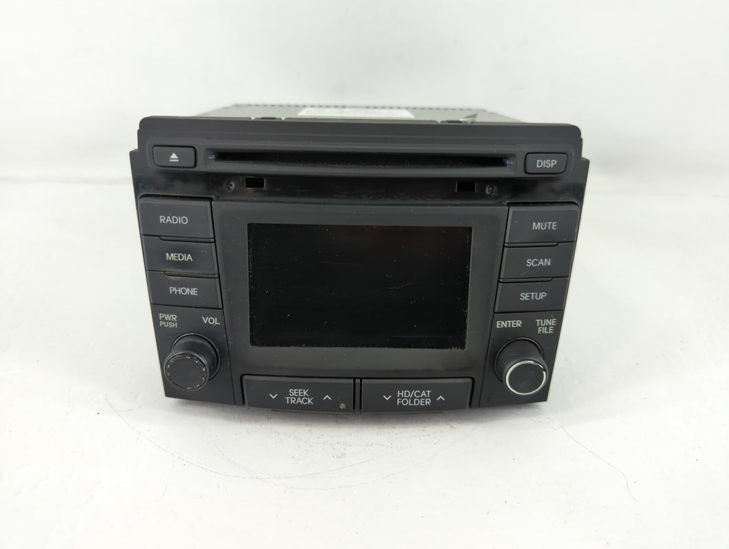 2013-2014 Hyundai Sonata Radio AM FM Cd Player Receiver Replacement P/N:96180-3Q8004X Fits Fits 2013 2014 OEM Used Auto Parts