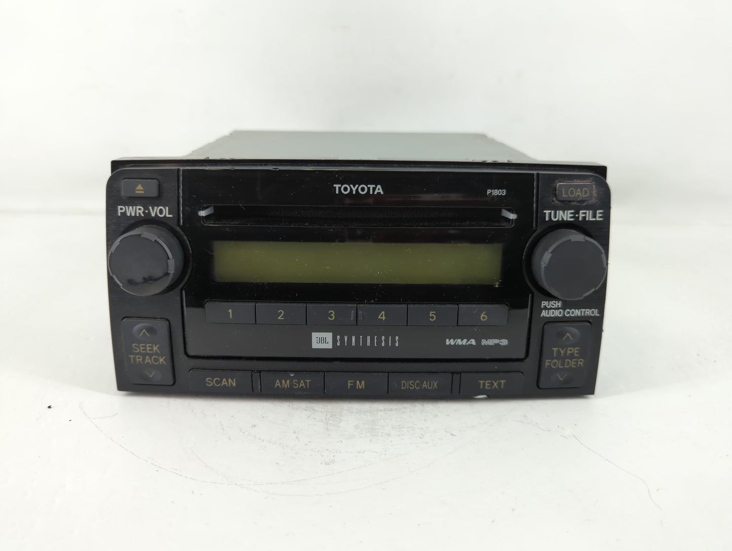 2006-2009 Toyota 4runner Radio AM FM Cd Player Receiver Replacement P/N:86120-35340 Fits Fits 2006 2007 2008 2009 OEM Used Auto Parts - Oemusedautoparts1.com