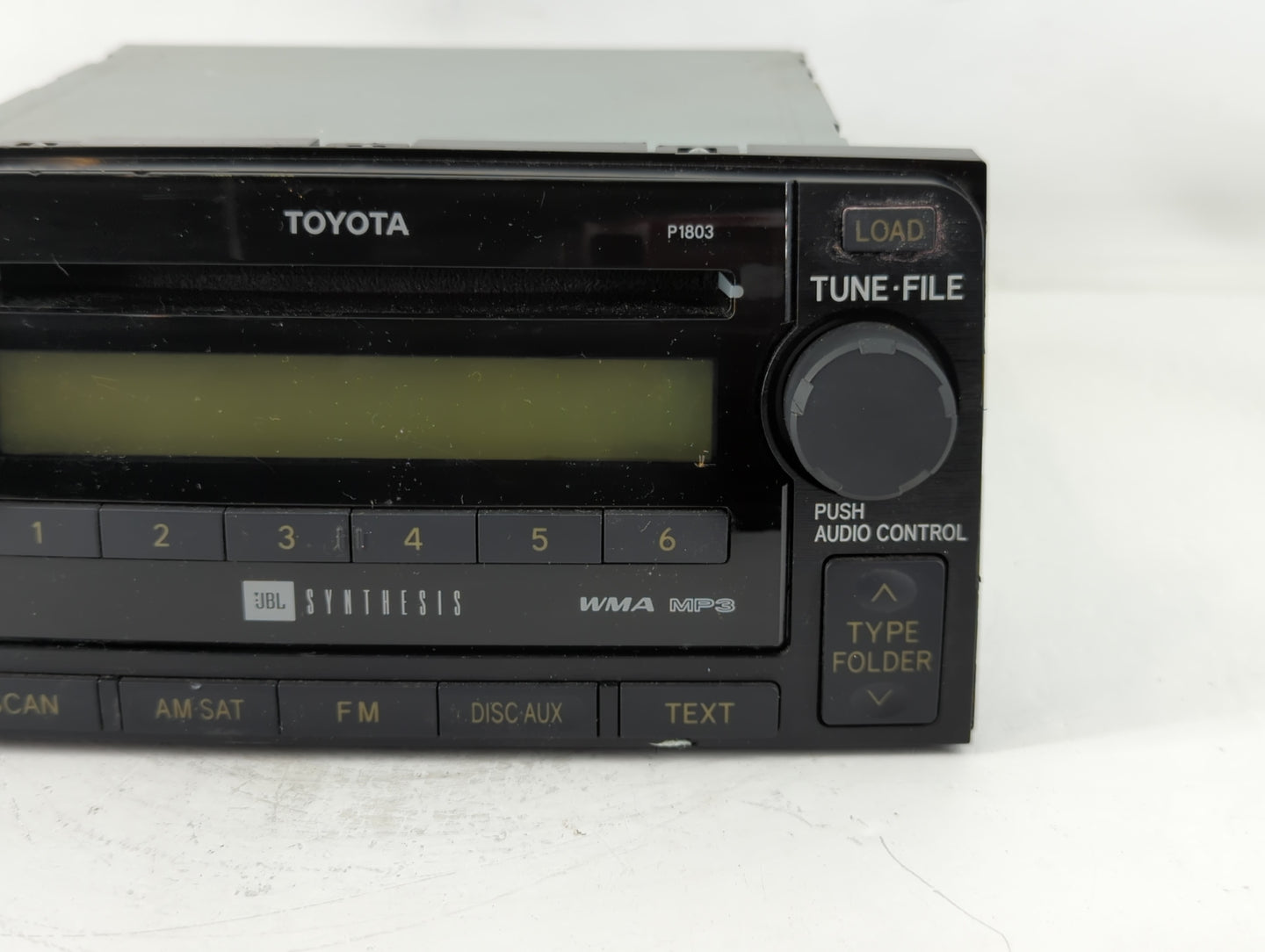 2006-2009 Toyota 4runner Radio AM FM Cd Player Receiver Replacement P/N:86120-35340 Fits Fits 2006 2007 2008 2009 OEM Used Auto Parts - Oemusedautoparts1.com