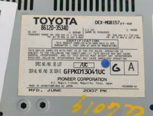 2006-2009 Toyota 4runner Radio AM FM Cd Player Receiver Replacement P/N:86120-35340 Fits Fits 2006 2007 2008 2009 OEM Used Auto Parts