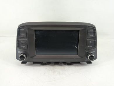 2018-2021 Hyundai Kona Radio AM FM Cd Player Receiver Replacement P/N:96160-J9110TMT Fits Fits 2018 2019 2020 2021 OEM Used Auto Parts