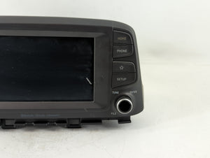 2018-2021 Hyundai Kona Radio AM FM Cd Player Receiver Replacement P/N:96160-J9110TMT Fits Fits 2018 2019 2020 2021 OEM Used Auto Parts