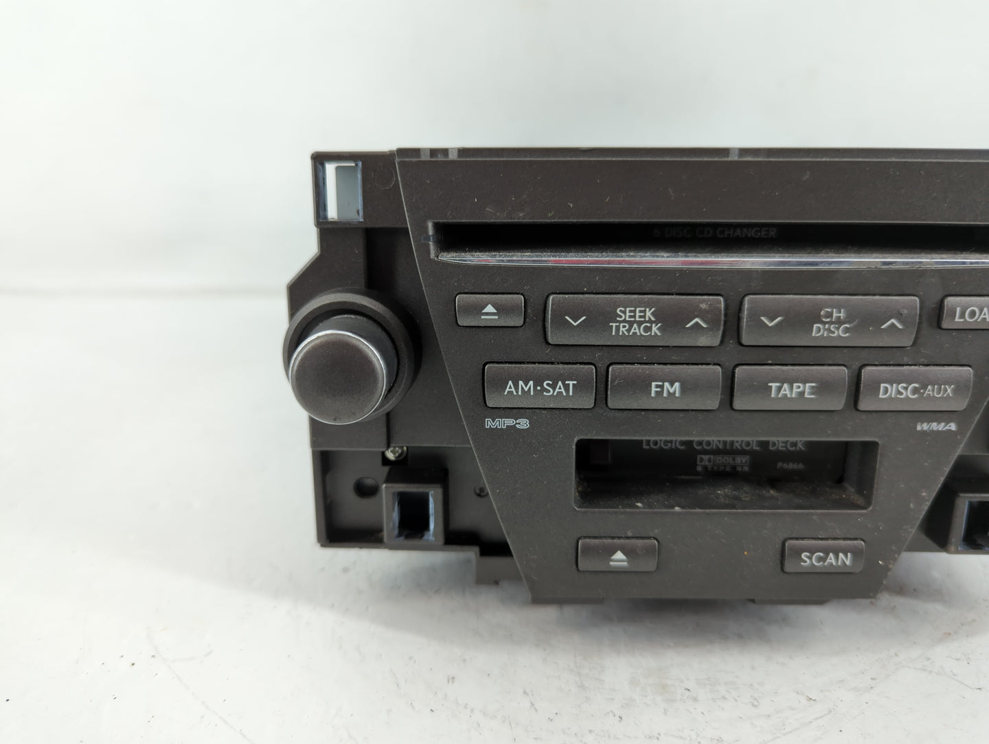 2007-2009 Lexus Es350 Radio AM FM Cd Player Receiver Replacement P/N:86120-33730 Fits Fits 2007 2008 2009 OEM Used Auto Parts - Oemusedautoparts1.com