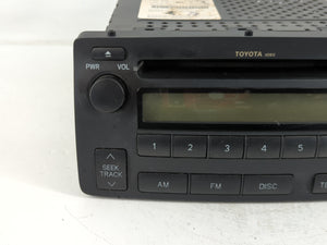 2004-2008 Toyota Corolla Radio AM FM Cd Player Receiver Replacement P/N:86120-02430 Fits Fits 2004 2005 2006 2007 2008 OEM Used Auto Parts