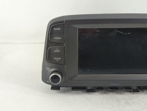 2018-2021 Hyundai Kona Radio AM FM Cd Player Receiver Replacement P/N:96160J9020TMT Fits Fits 2018 2019 2020 2021 OEM Used Auto Parts