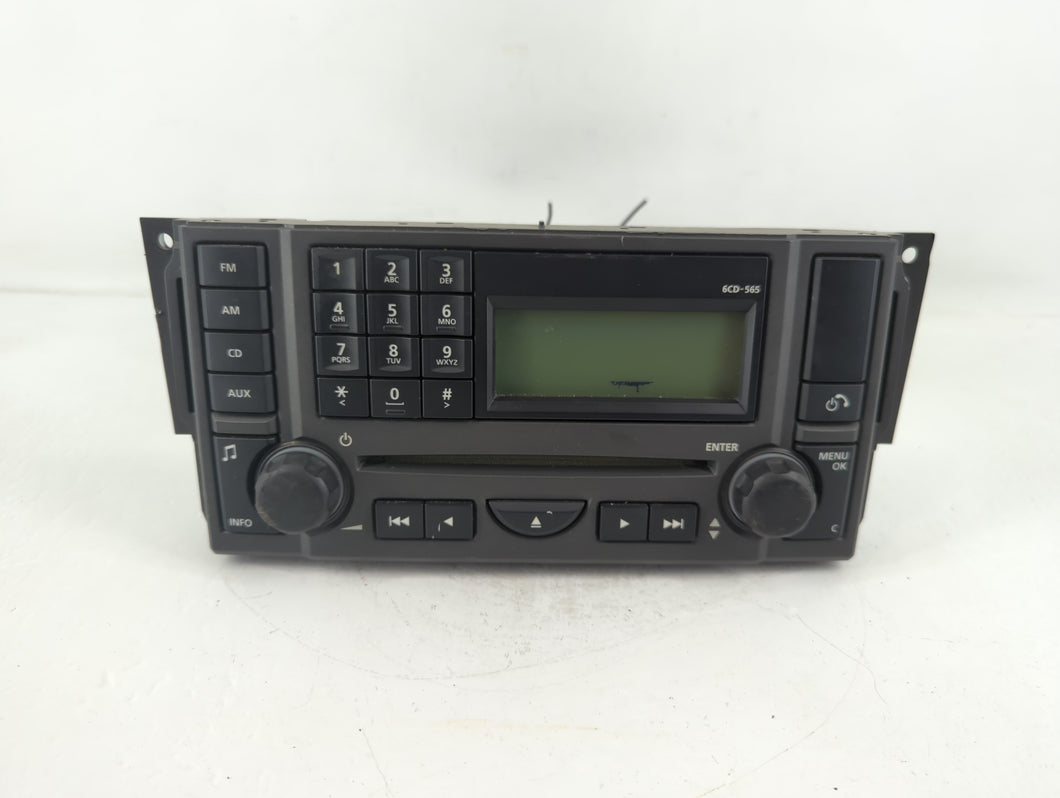 2006-2008 Land Rover Range Rover Sport Radio AM FM Cd Player Receiver Replacement P/N:VUX500500 Fits Fits 2006 2007 2008 OEM Used Auto Parts