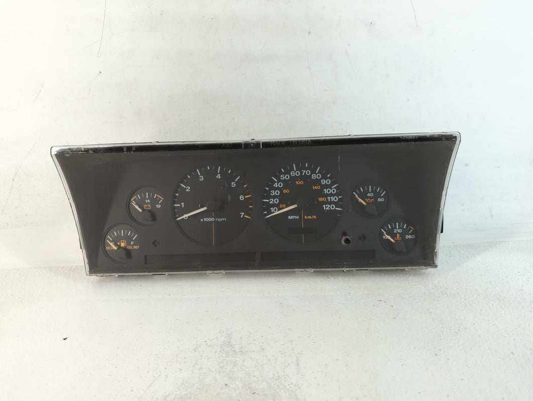 1997-1998 Jeep Grand Cherokee Instrument Cluster Speedometer Gauges P/N:56042796 Fits Fits 1997 1998 OEM Used Auto Parts