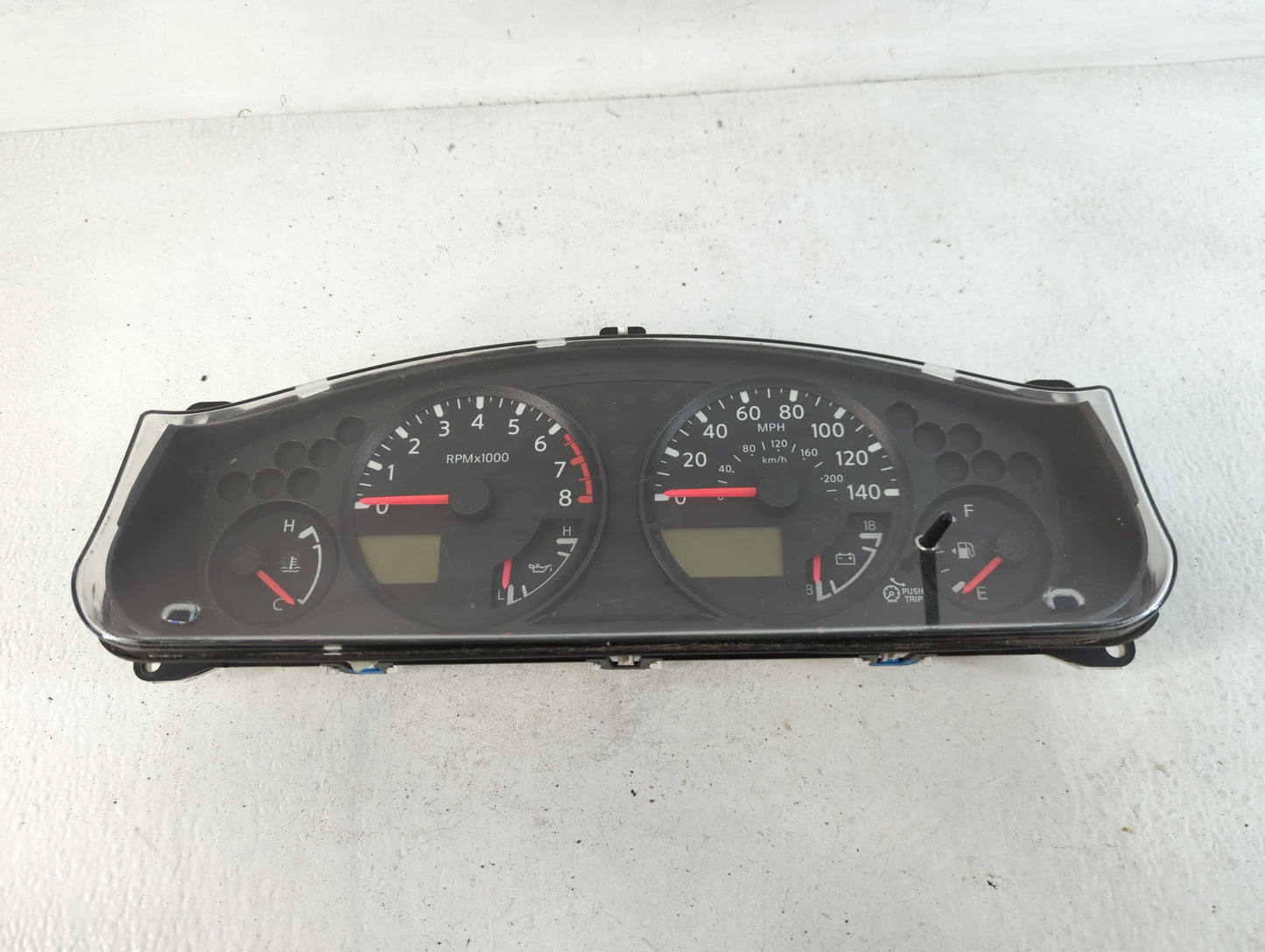 2011 Nissan Frontier Instrument Cluster Speedometer Gauges P/N:24820 9BA4D Fits OEM Used Auto Parts - Oemusedautoparts1.com