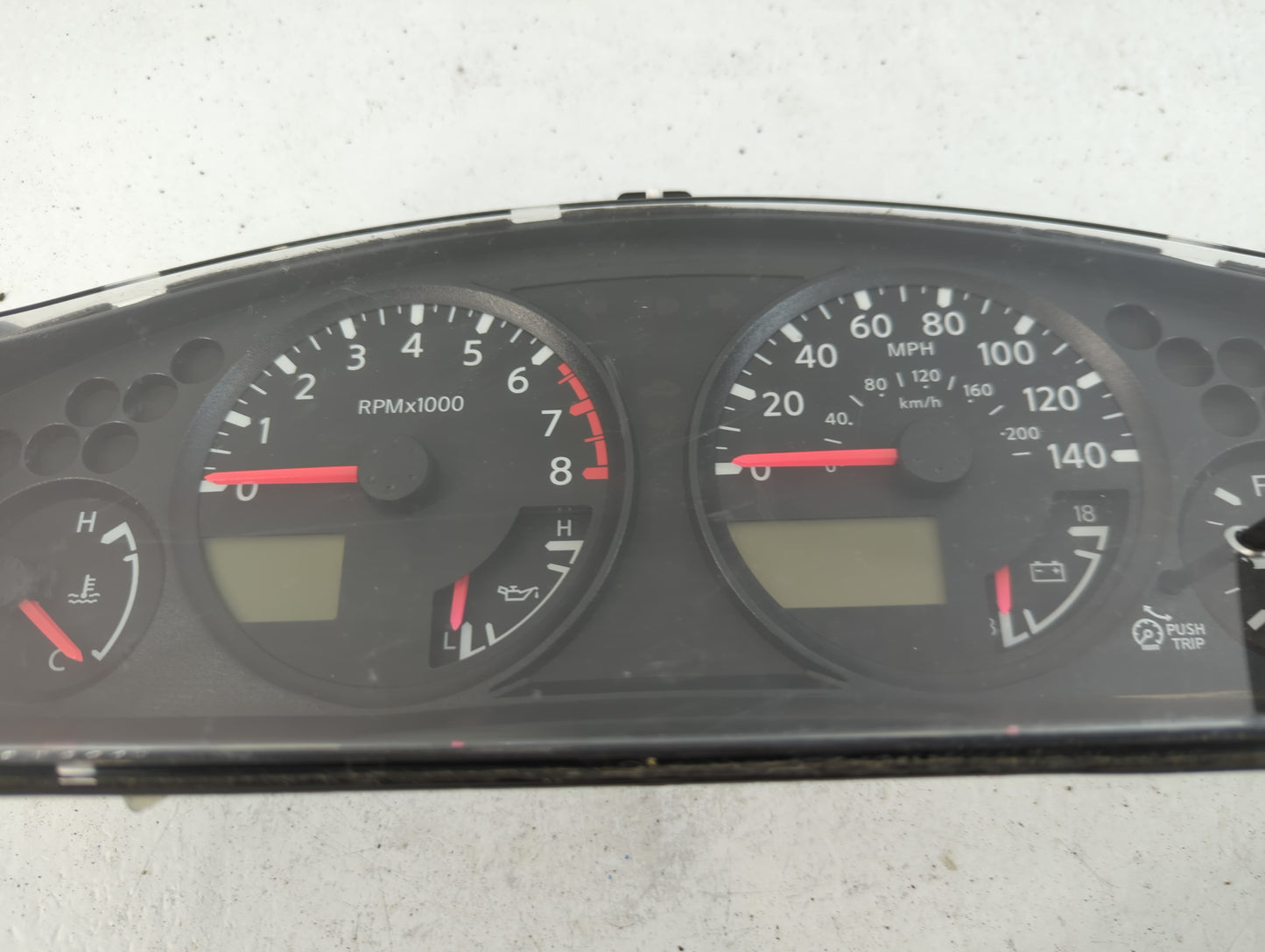 2011 Nissan Frontier Instrument Cluster Speedometer Gauges P/N:24820 9BA4D Fits OEM Used Auto Parts - Oemusedautoparts1.com
