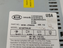 2014 Kia Optima Radio AM FM Cd Player Receiver Replacement P/N:961602TAA0CA Fits OEM Used Auto Parts