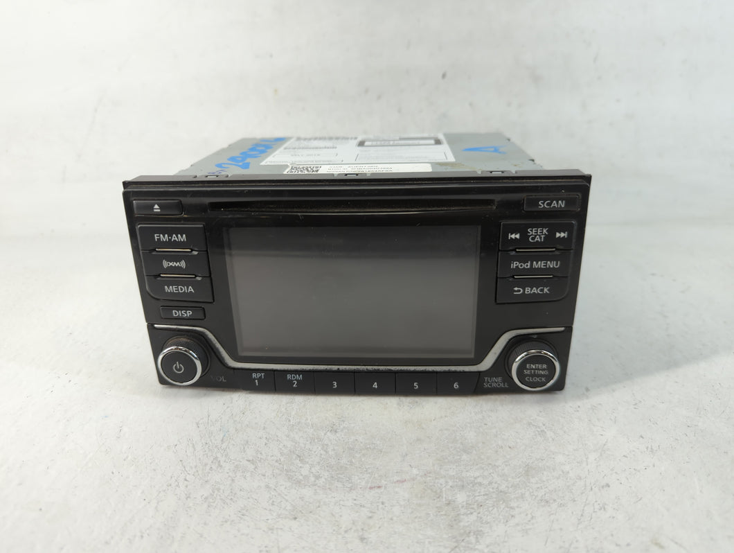 2017-2019 Nissan Sentra Radio AM FM Cd Player Receiver Replacement P/N:28185 4AF6A Fits Fits 2017 2018 2019 OEM Used Auto Parts