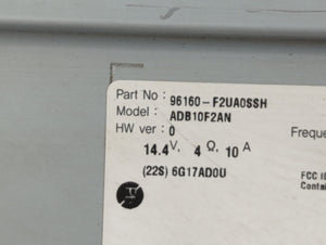 2019-2020 Hyundai Elantra Radio AM FM Cd Player Receiver Replacement P/N:96160-F2UA0SSH Fits Fits 2019 2020 OEM Used Auto Parts