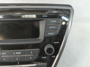 2013 Hyundai Elantra Radio AM FM Cd Player Receiver Replacement P/N:96170-3X165RA5 Fits OEM Used Auto Parts