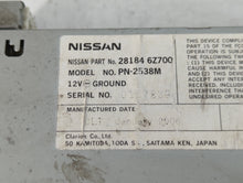 2004-2006 Nissan Sentra Radio AM FM Cd Player Receiver Replacement P/N:28184 6Z700 Fits Fits 2004 2005 2006 OEM Used Auto Parts