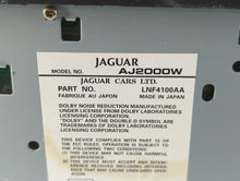 2000-2003 Jaguar Xj8 Radio AM FM Cd Player Receiver Replacement P/N:LNF4100AA Fits Fits 2000 2001 2002 2003 OEM Used Auto Parts