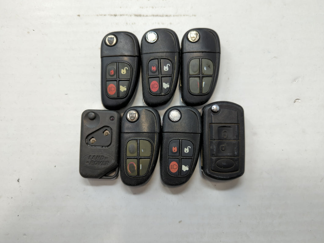 Lot of 7 Jaguar Keyless Entry Remote Fob NHVWB1U241 | LQN1821