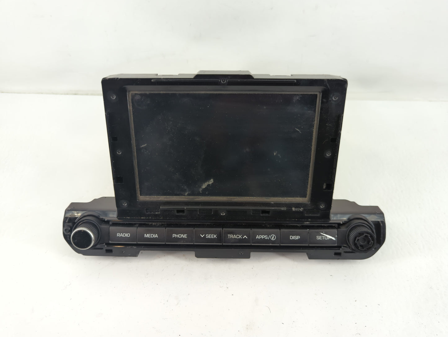 2017-2018 Hyundai Elantra Radio AM FM Cd Player Receiver Replacement P/N:96160-F2101UAT Fits Fits 2017 2018 OEM Used Auto Parts - Oemusedautoparts1.com