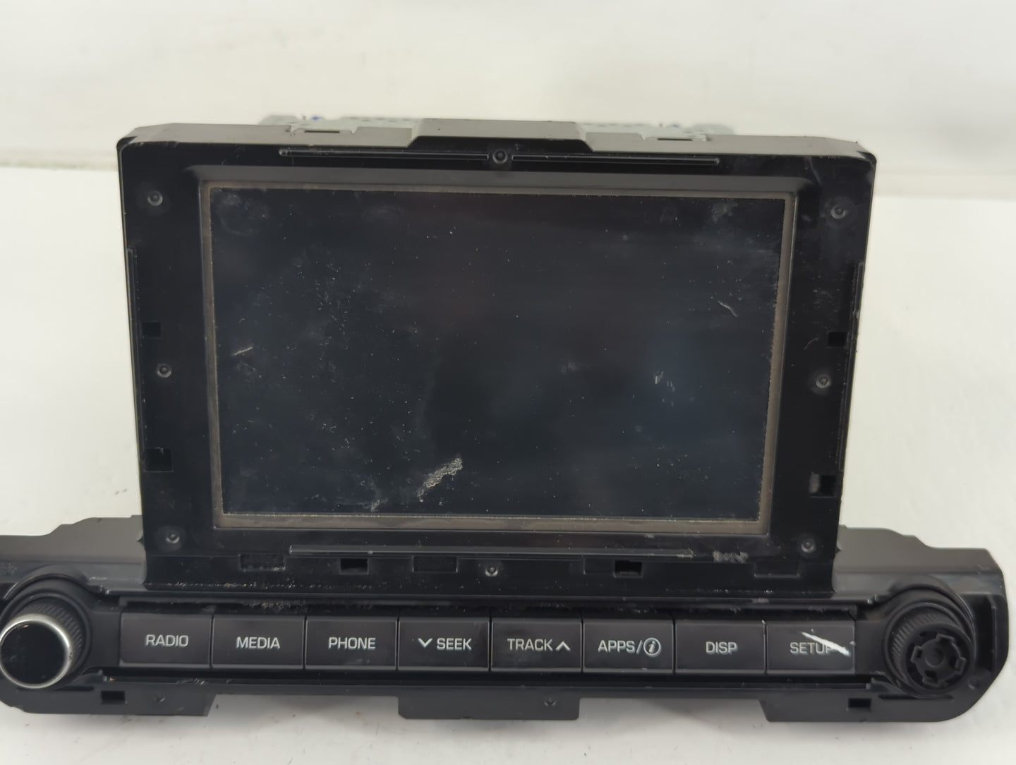2017-2018 Hyundai Elantra Radio AM FM Cd Player Receiver Replacement P/N:96160-F2101UAT Fits Fits 2017 2018 OEM Used Auto Parts - Oemusedautoparts1.com