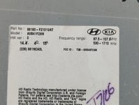 2017-2018 Hyundai Elantra Radio AM FM Cd Player Receiver Replacement P/N:96160-F2101UAT Fits Fits 2017 2018 OEM Used Auto Parts - Oemusedautoparts1.com