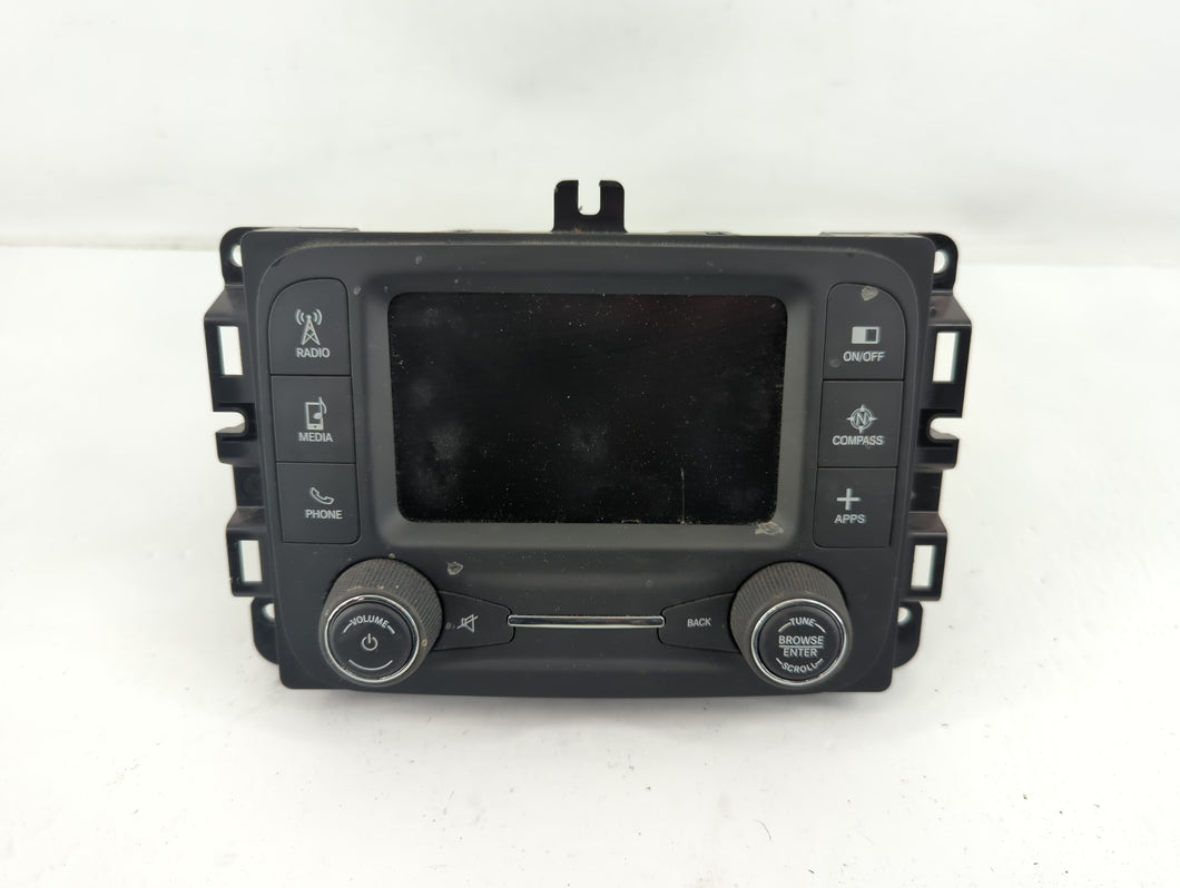 2015-2017 Jeep Renegade Radio AM FM Cd Player Receiver Replacement P/N:07356594700 Fits Fits 2015 2016 2017 OEM Used Auto Parts