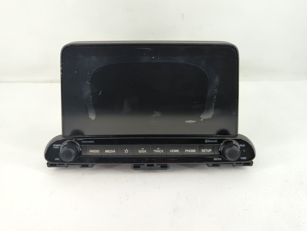 2019-2021 Kia Forte Radio AM FM Cd Player Receiver Replacement P/N:96160-M7310WK Fits Fits 2019 2020 2021 OEM Used Auto Parts