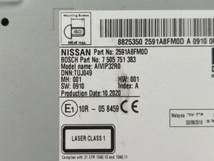 2019-2022 Nissan Rogue Sport Radio AM FM Cd Player Receiver Replacement P/N:7 505 751 383 Fits Fits 2019 2020 2021 2022 OEM Used Auto Parts