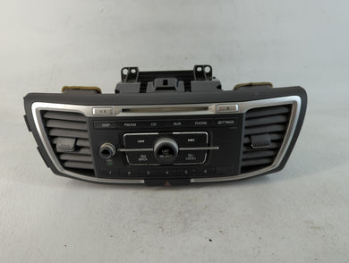 2013-2015 Honda Accord Radio AM FM Cd Player Receiver Replacement P/N:3910Q-T2A-A302 Fits Fits 2013 2014 2015 OEM Used Auto Parts