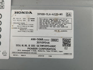 2018-2021 Honda Cr-V Radio AM FM Cd Player Receiver Replacement P/N:39100-TLA-A220-M1 Fits Fits 2018 2019 2020 2021 OEM Used Auto Parts