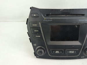 2013-2016 Hyundai Santa Fe Radio AM FM Cd Player Receiver Replacement P/N:96180-B89514X Fits Fits 2013 2014 2015 2016 OEM Used Auto Parts