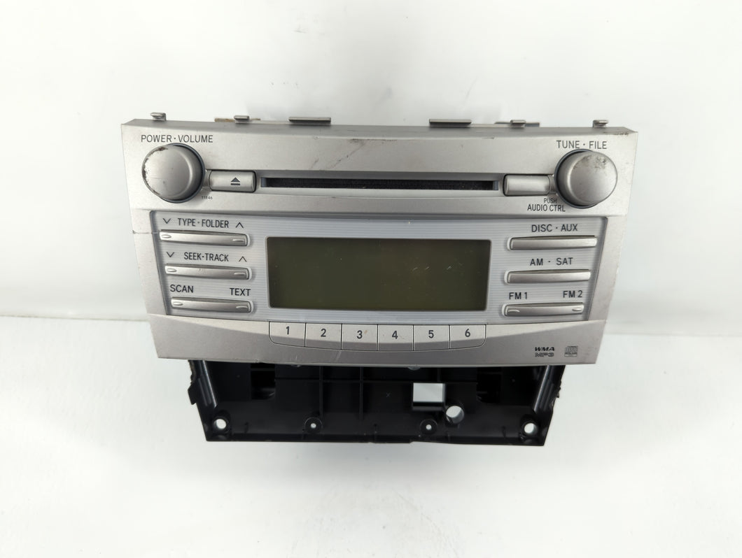 2010-2011 Toyota Camry Radio AM FM Cd Player Receiver Replacement P/N:86120-06480 Fits Fits 2010 2011 OEM Used Auto Parts