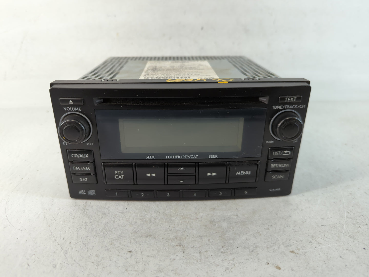 2011-2014 Subaru Impreza Radio AM FM Cd Player Receiver Replacement P/N:86201FG620 Fits Fits 2011 2012 2013 2014 OEM Used Auto Parts - Oemusedautoparts1.com