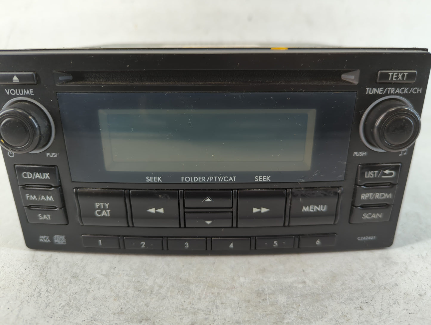 2011-2014 Subaru Impreza Radio AM FM Cd Player Receiver Replacement P/N:86201FG620 Fits Fits 2011 2012 2013 2014 OEM Used Auto Parts - Oemusedautoparts1.com