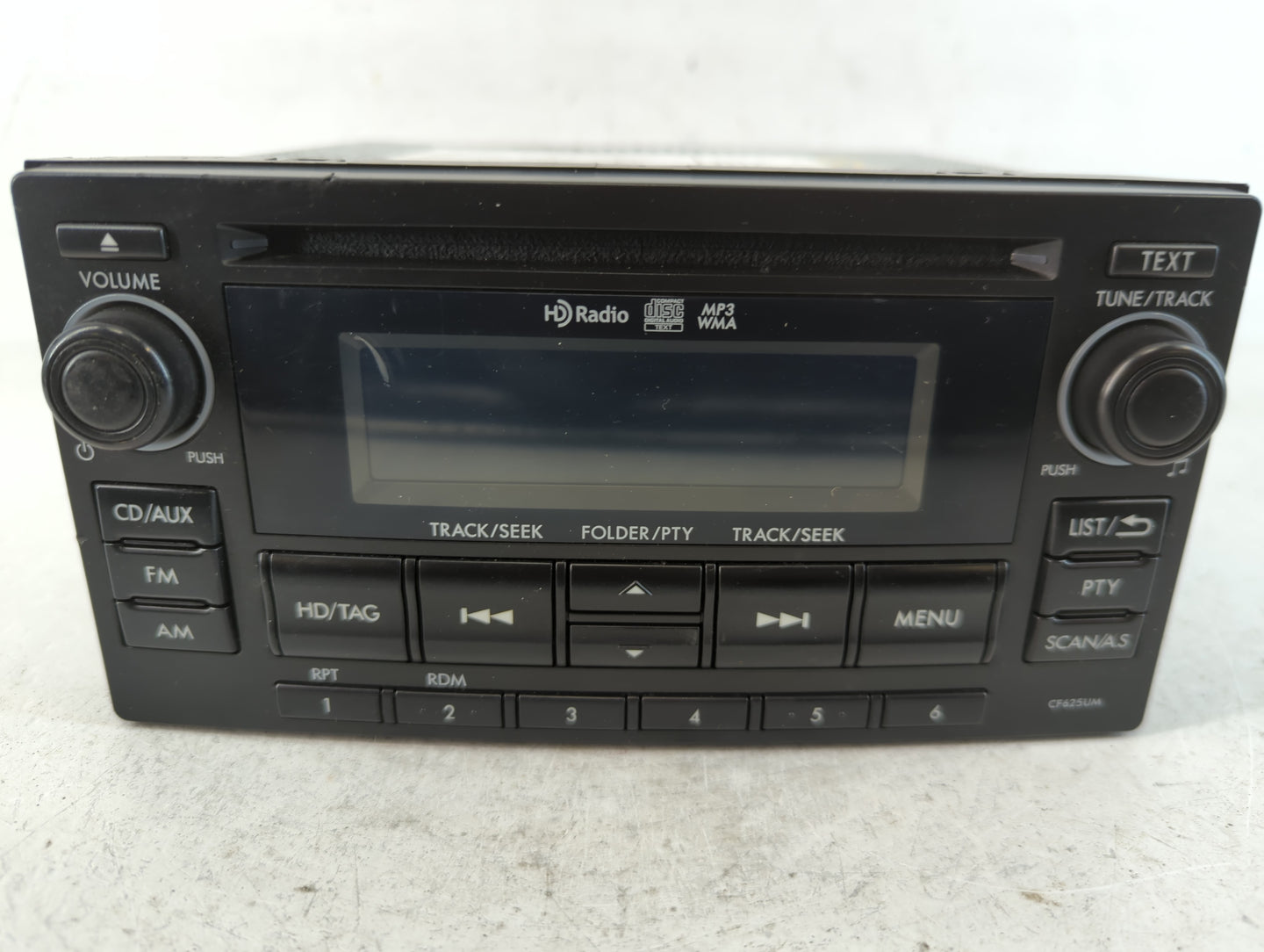 2014 Subaru Forester Radio AM FM Cd Player Receiver Replacement P/N:PF-3491 86201SG620 Fits OEM Used Auto Parts - Oemusedautoparts1.com