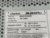 2014 Subaru Forester Radio AM FM Cd Player Receiver Replacement P/N:PF-3491 86201SG620 Fits OEM Used Auto Parts - Oemusedautoparts1.com