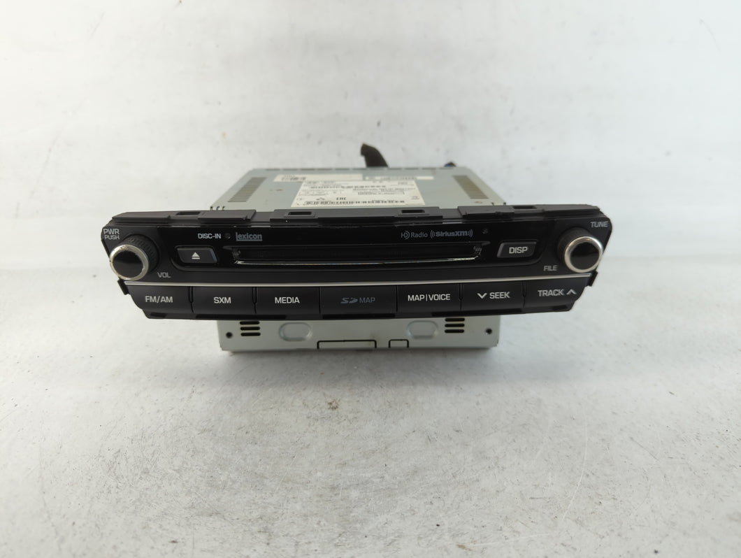 2015 Hyundai Genesis Radio AM FM Cd Player Receiver Replacement P/N:96560-B1570 Fits OEM Used Auto Parts