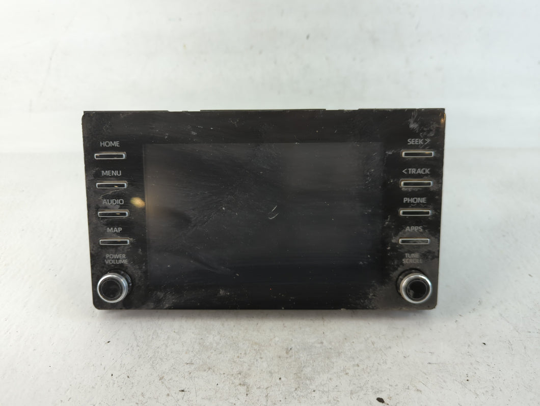 2019-2020 Toyota Sienna Radio AM FM Cd Player Receiver Replacement P/N:86140-08160 Fits Fits 2019 2020 OEM Used Auto Parts