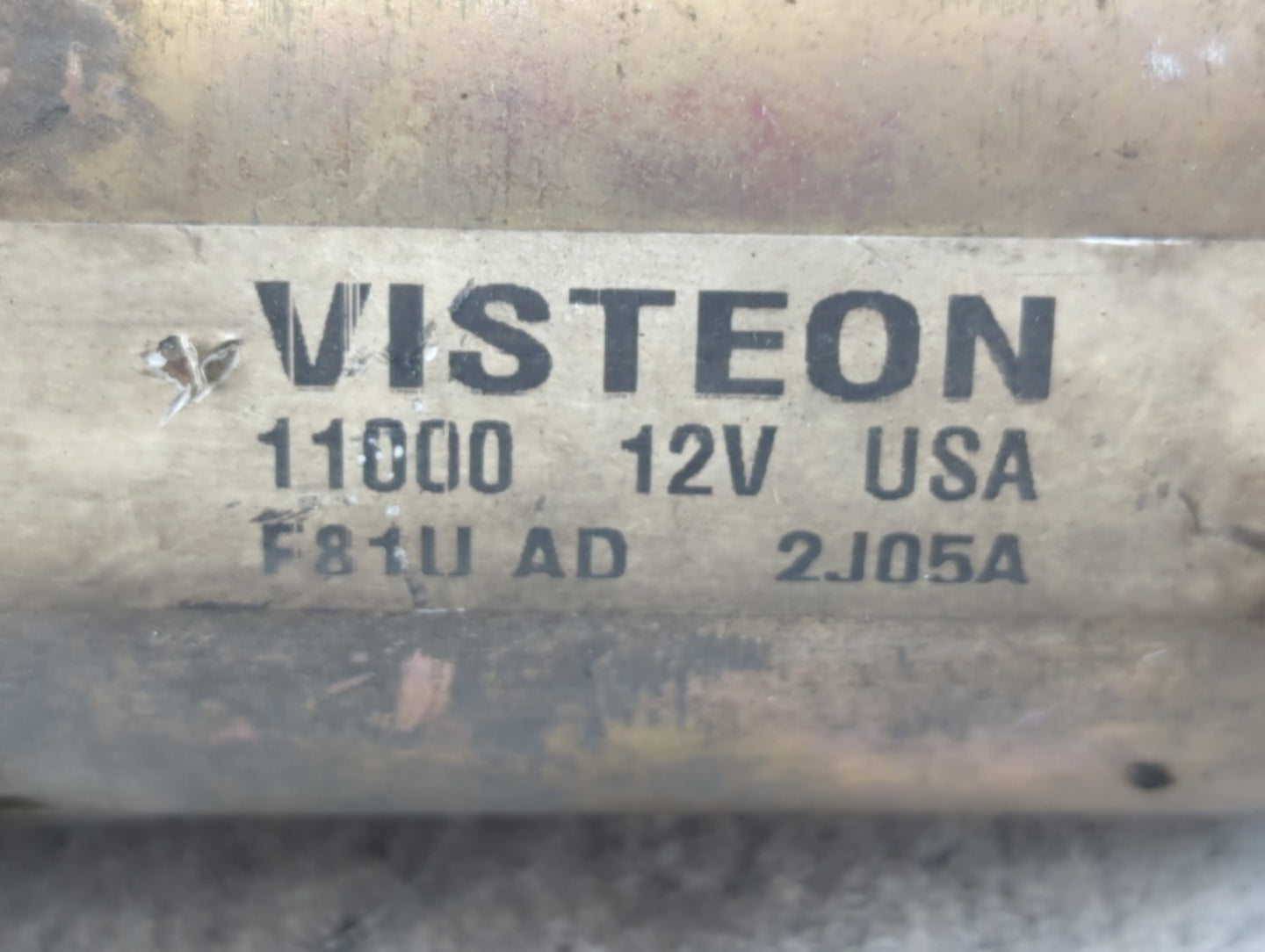 1999-2012 Ford Expedition Car Starter Motor Solenoid OEM P/N:1100 12V F81U AD 2J05A Fits OEM Used Auto Parts - Oemusedautoparts1.com